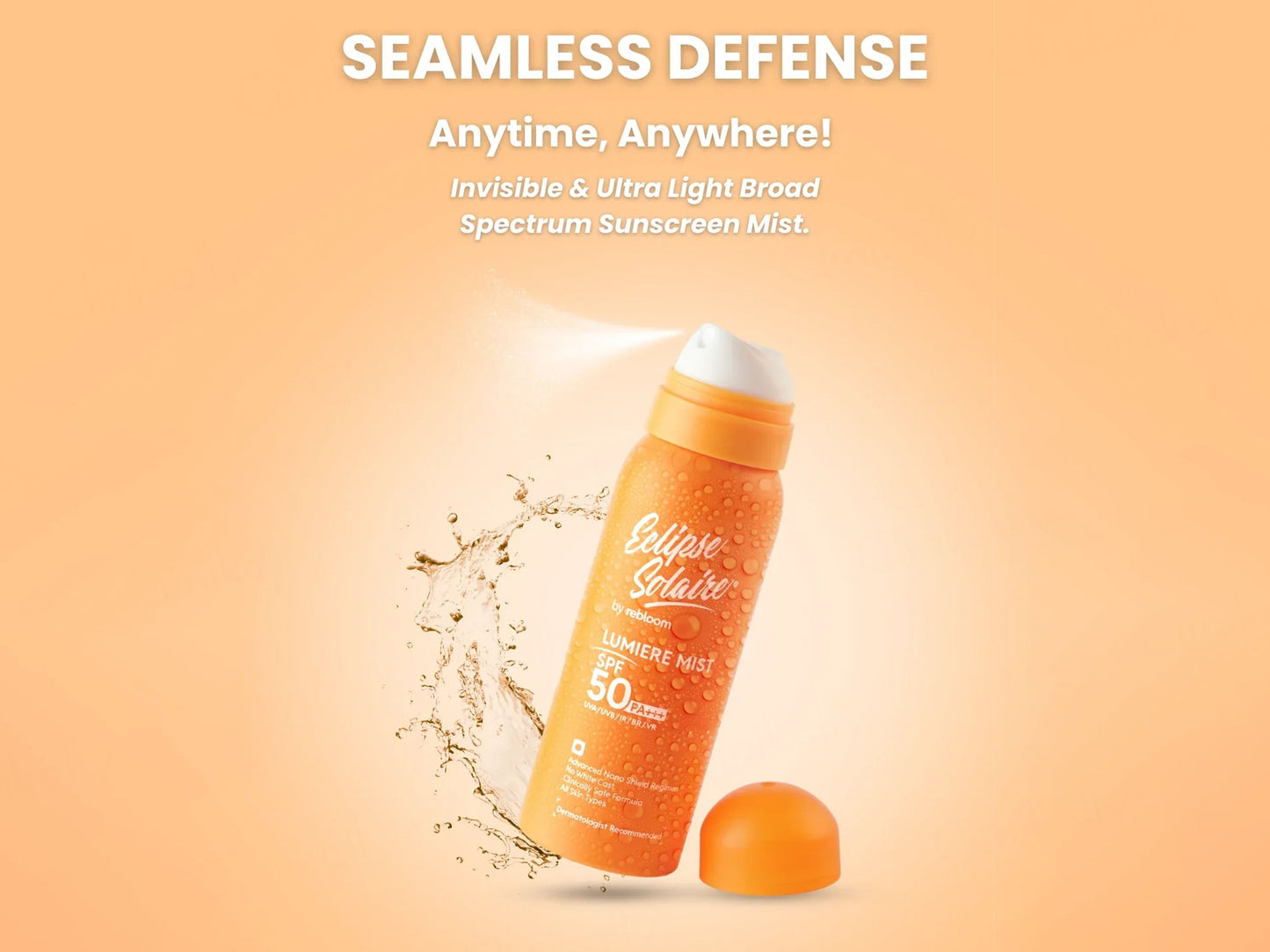 Renewcell Eclipse Solaire Lumiere Mist Sunscreen Spray SPF 50 PA+++