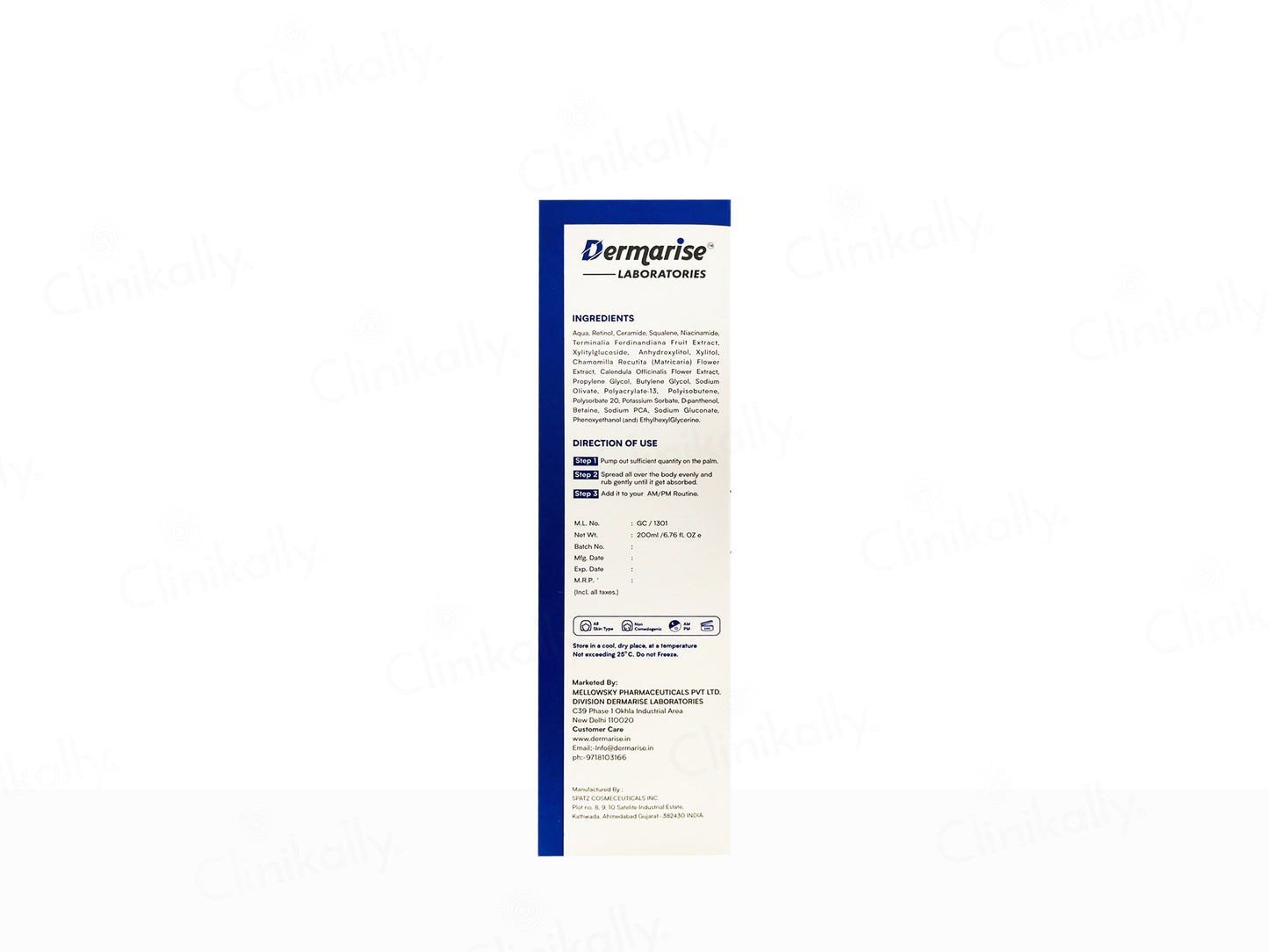 Dermarise Retipure Anti-Aging & Skin Lightening Body Lotion