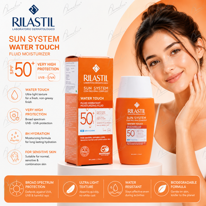 Rilastil Sun System Water Touch Fluid Sunscreen SPF50+