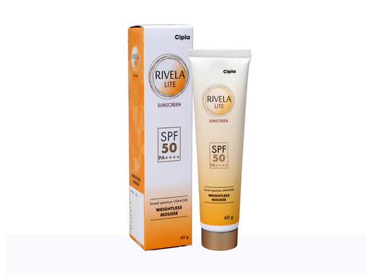 Rivela Lite Sunscreen SPF 50 PA++++ | Prevent Sunburn and Provides High UVA Protection