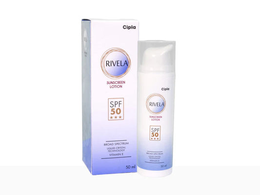 Rivela Sunscreen Lotion SPF 50 || Shield Your Skin From Harmful Sun Exposure