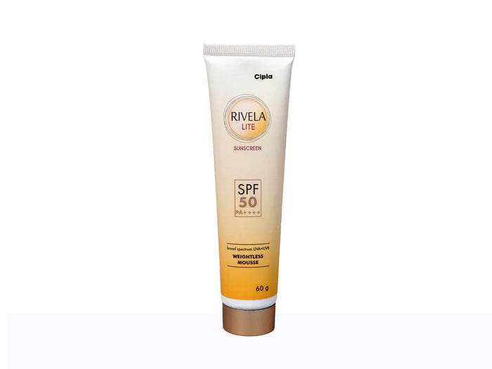 Rivela Lite Sunscreen SPF 50 PA++++ | Prevent Sunburn and Provides High UVA Protection