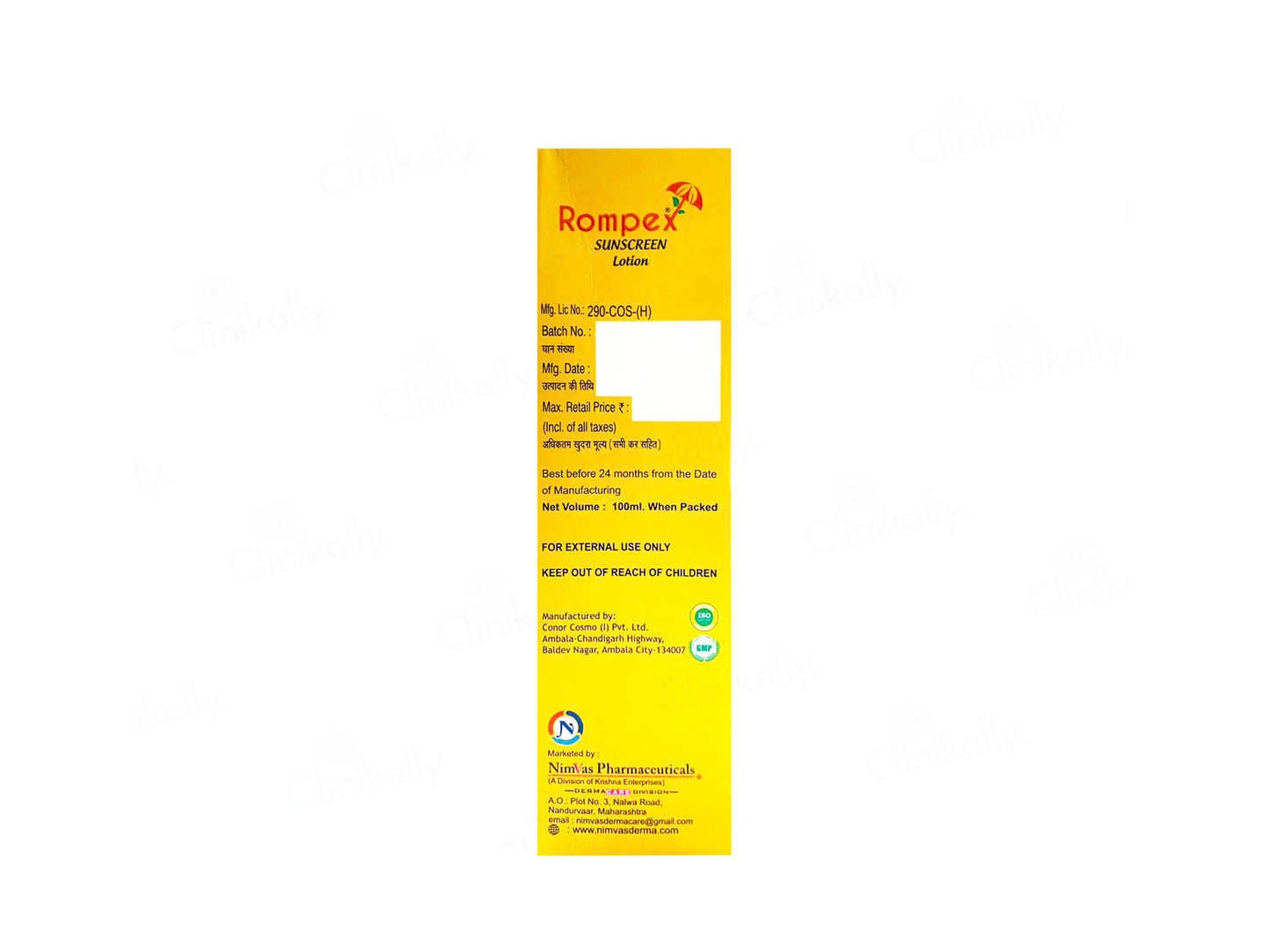 Rompex Sunscreen Lotion SPF 50+