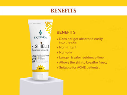 S-Shield Sunscreen Lotion SPF 30