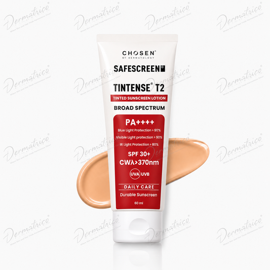 SAFESCREEN TINTENSE T2 (Buff) Tinted Sunscreen Lotion PA++++ SPF 30+