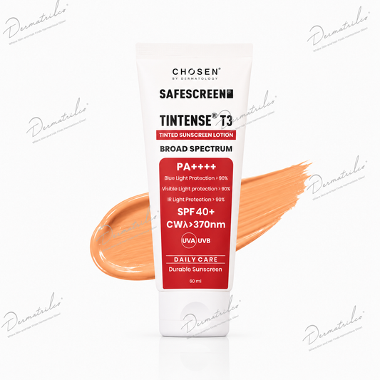 SAFESCREEN TINTENSE T3 (Beige) Tinted Sunscreen Lotion PA++++ SPF 40+