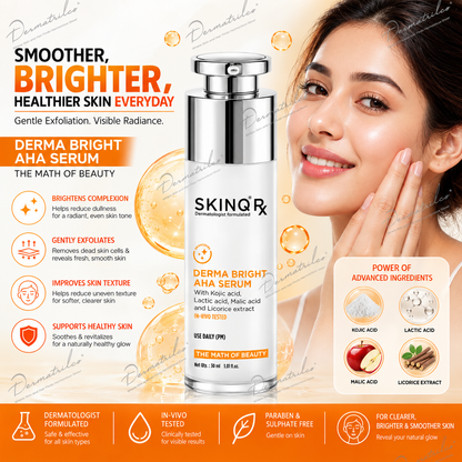 SKINQ Rx Derma Bright AHA Serum