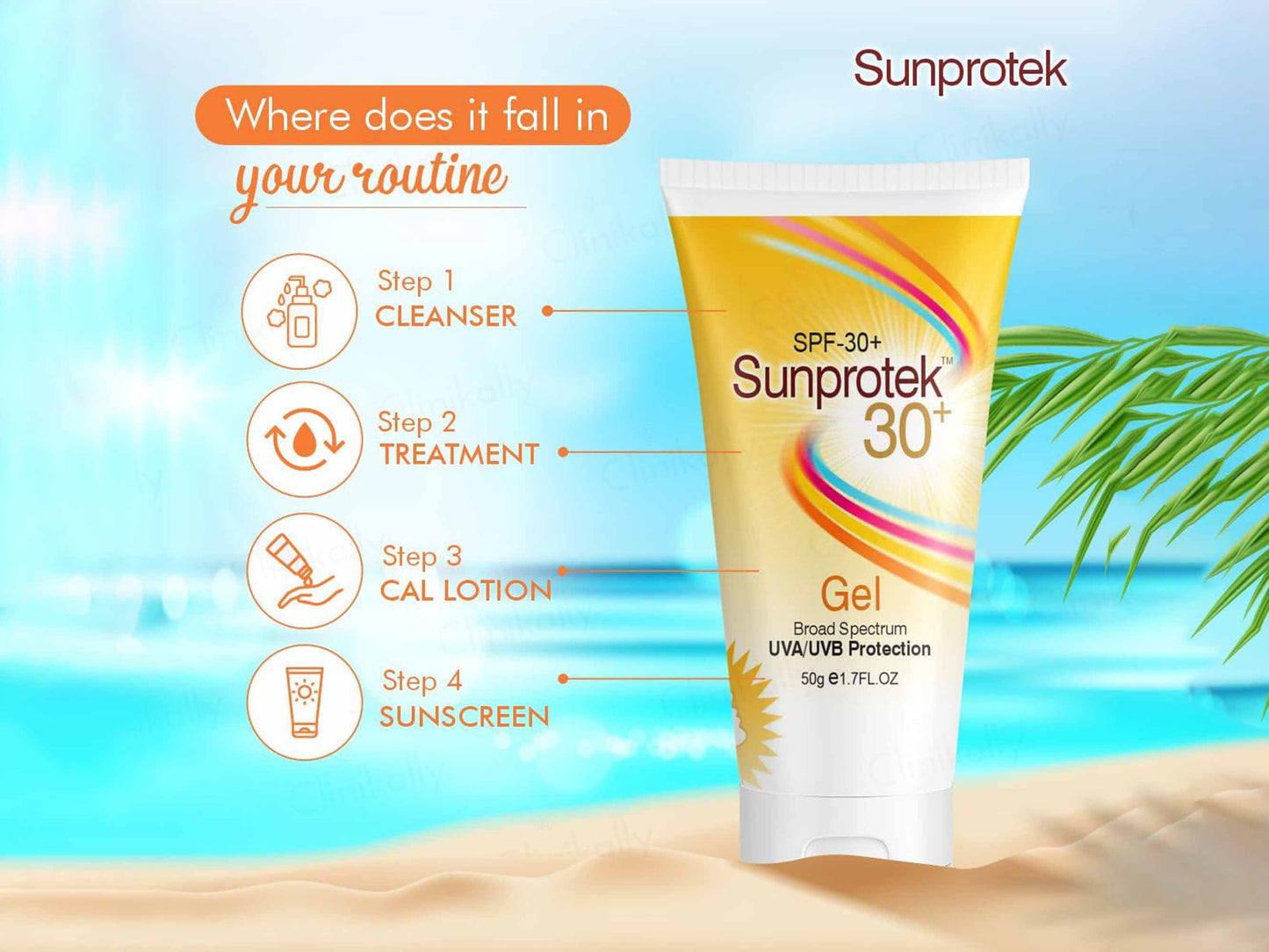 Sunprotek Sunscreen Gel SPF 30+ PA+++