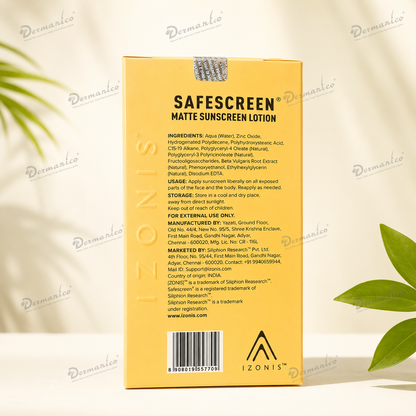 Safescreen Matte Sunscreen Lotion