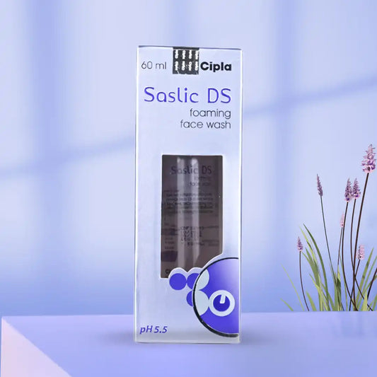 Saslic DS Foaming Face Wash excess oil from the skin