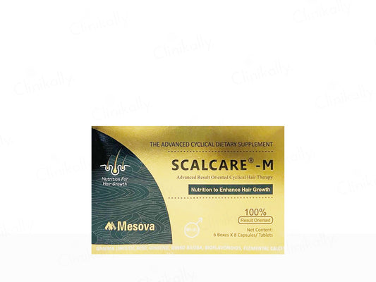 Scalcare-M Advanced Cyclical Hair Therapy Supplement Kit For Men
