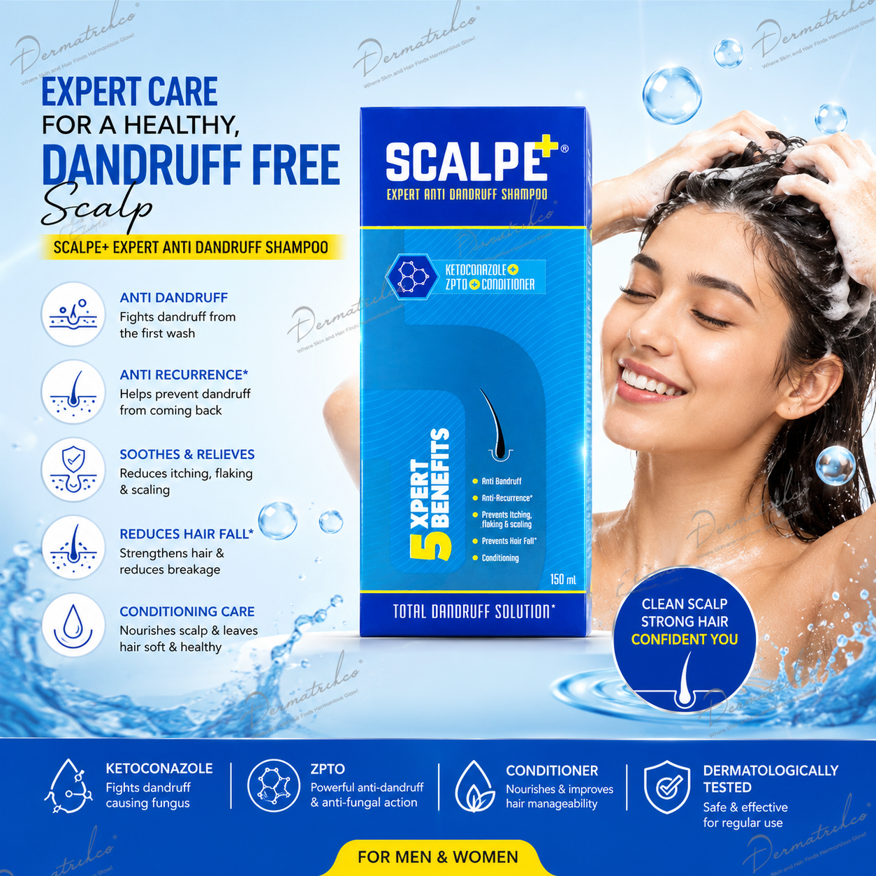 Scalpe Plus Expert Anti Dandruff Shampoo