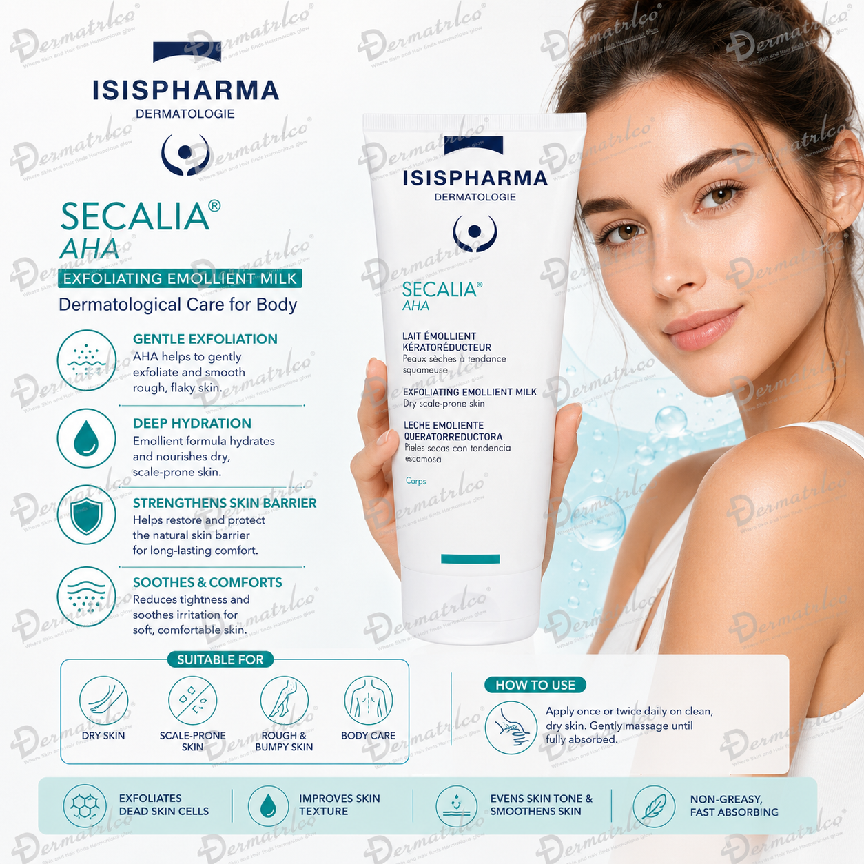 Secalia AHA Exfoliating Emollient Milk