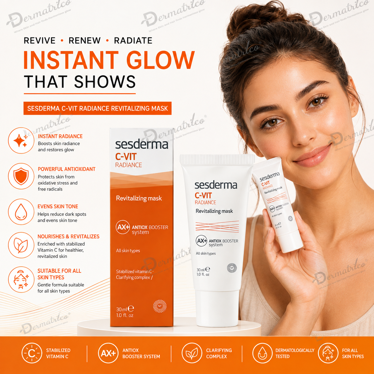 Sesderma C-VIT Radiance Revitalizing Mask
