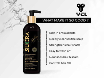Silkera Natural Caffeine Hair Growth Energizer Shampoo