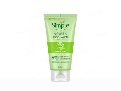 Simple Kind To Skin Refreshing Facial Wash