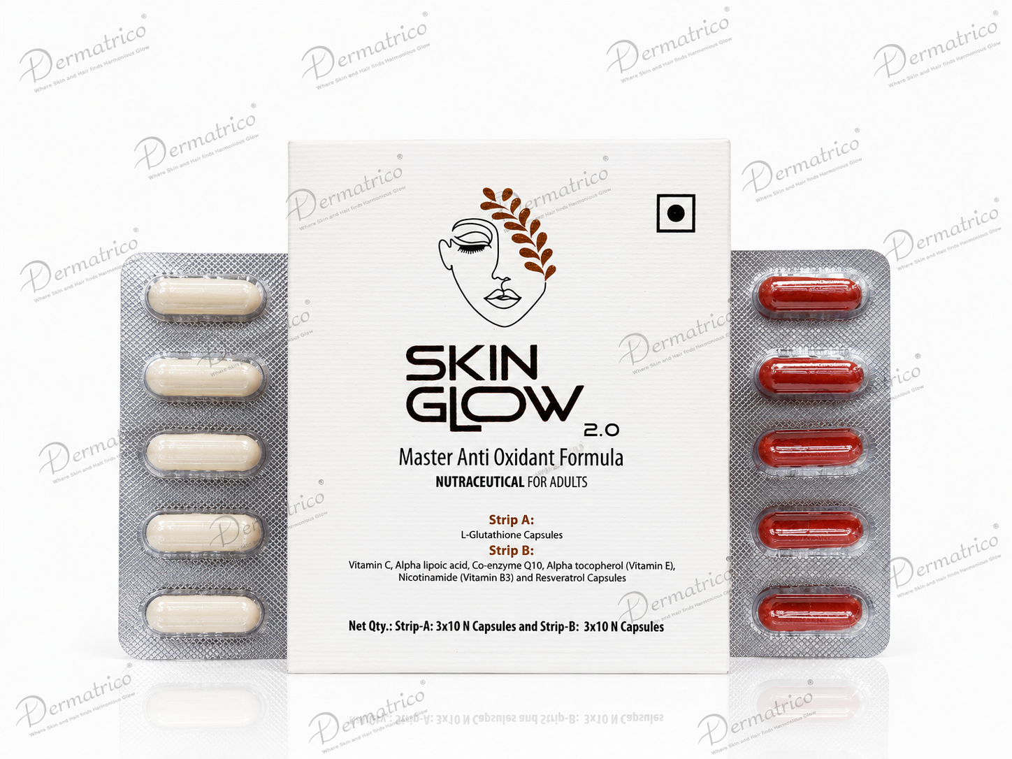 Skin Glow 2.0 Master Anti Oxidant Formula Nutraceutical Capsule 