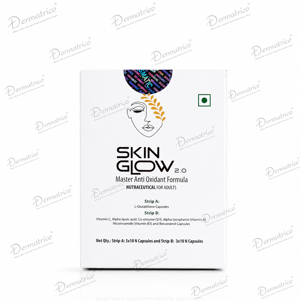 Skin Glow 2.0 Master Anti Oxidant Formula Nutraceutical Capsule 