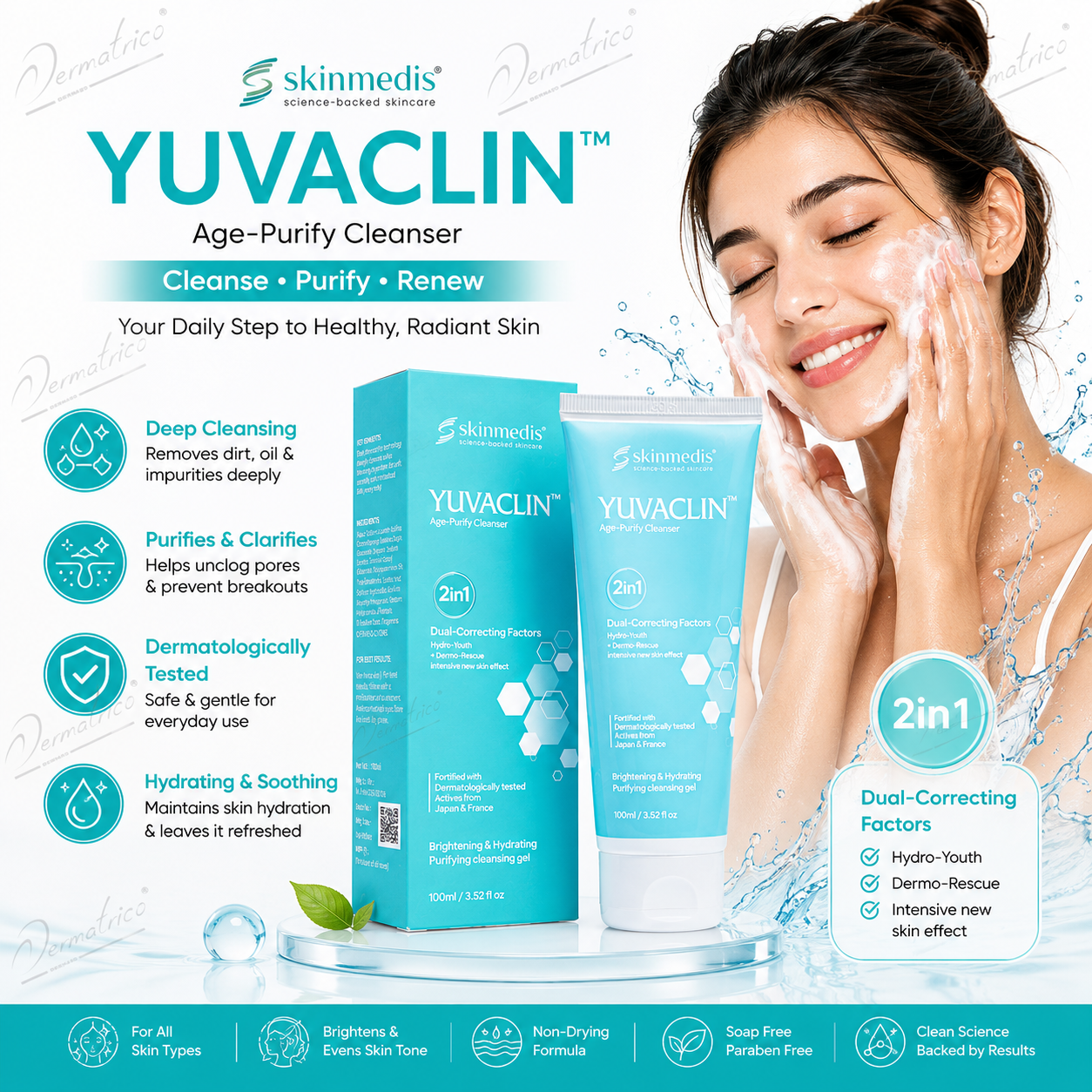Skinmedis Yuvaclin Age-Purify Face Cleanser