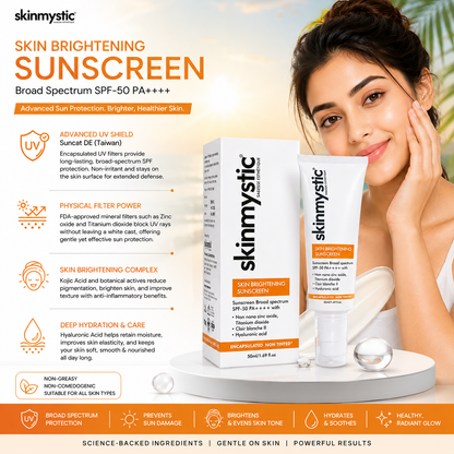 Skinmystic Skin Brightening Sunscreen SPF 50 PA++++
