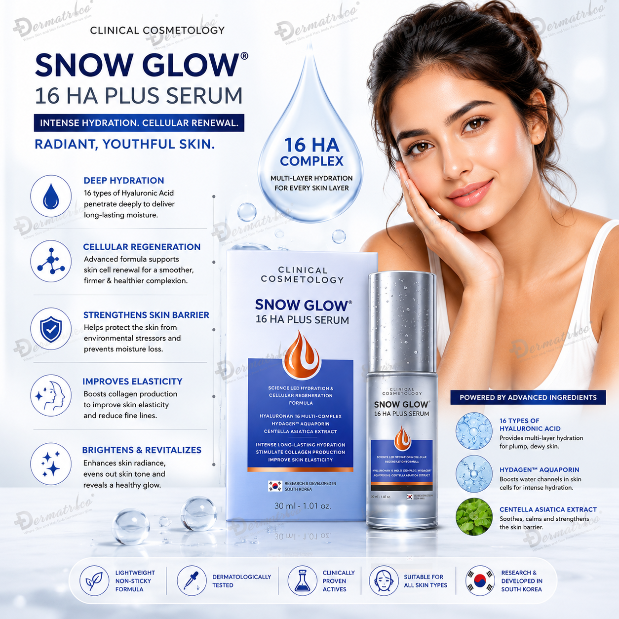 Snowglow 16HA Plus Serum