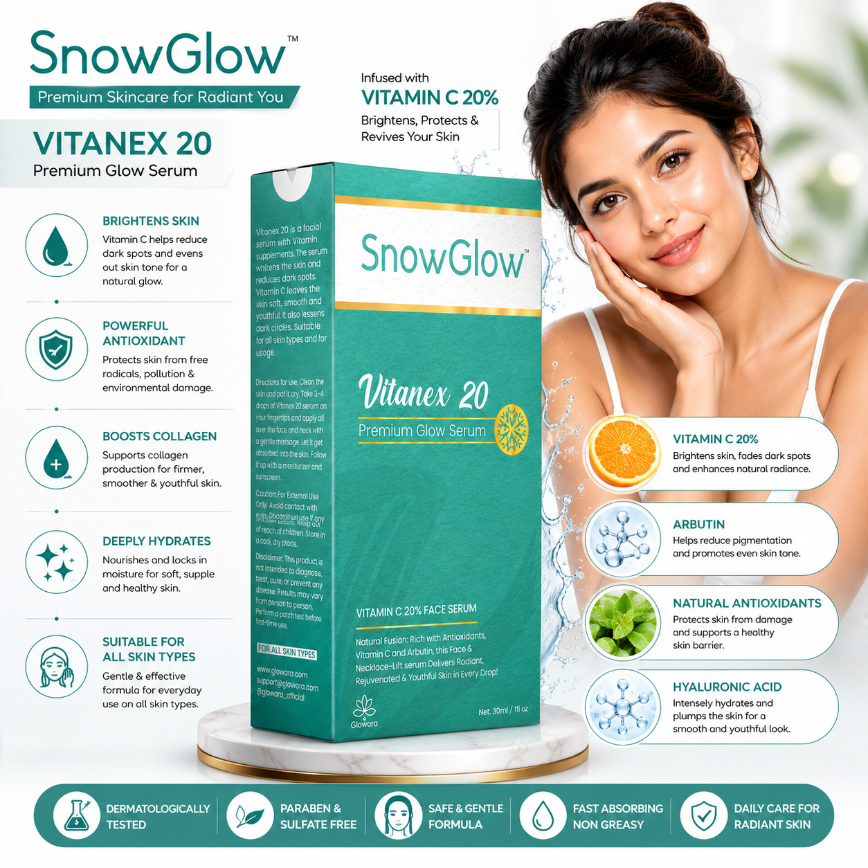 Snowglow Vitanex 20 Serum