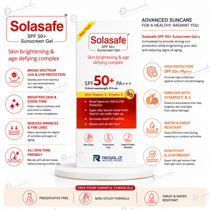 Solasafe SPF 50+ Silicone Sunscreen Gel