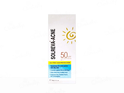 Solreva-Acne Sunscreen SPF 50 PA+++