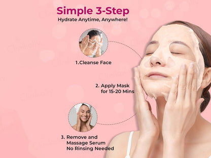 Sparkel Hydrating & Skin Lightening Facial Sheet Mask || Hetero Healthcare