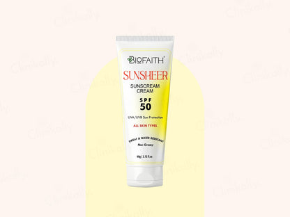 Biofaith Sunsheer Sunscreen Cream SPF 50