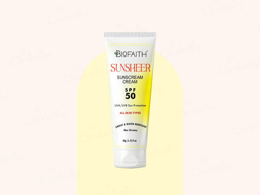 Biofaith Sunsheer Sunscreen Cream SPF 50