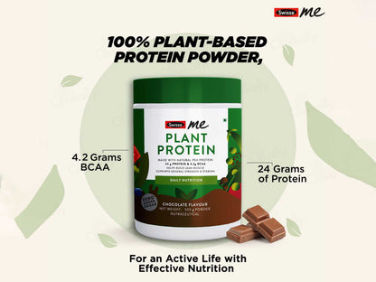 SwisseMe Daily Nutrition Plant Protein Powder - Chocolate Flavour