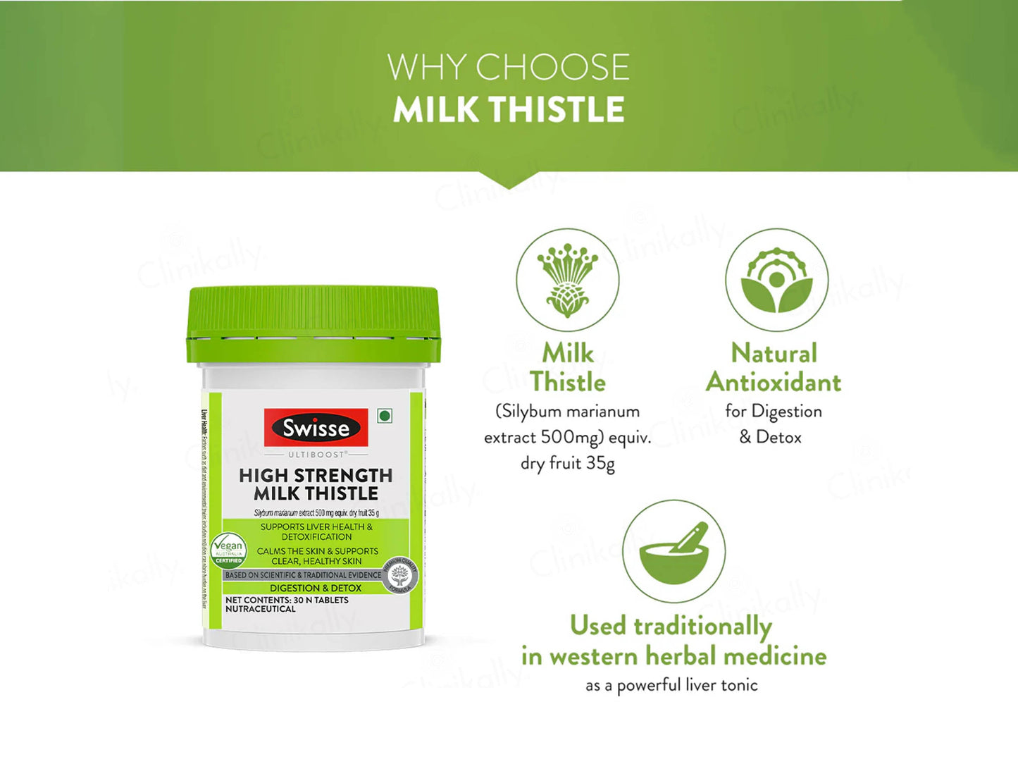 Swisse Ultiboost High Strength Milk Thistle Tablet