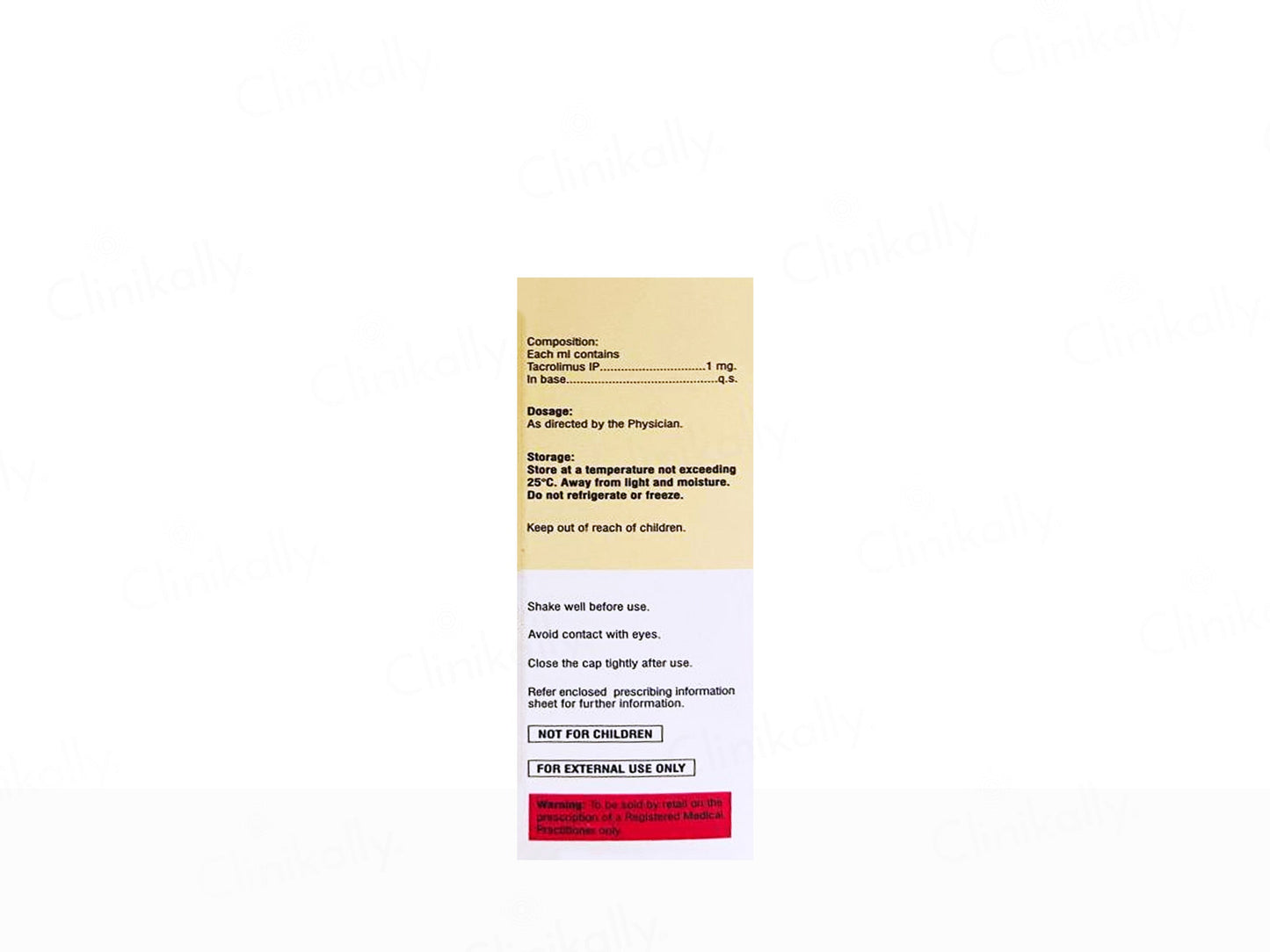 Tacrovera Solution