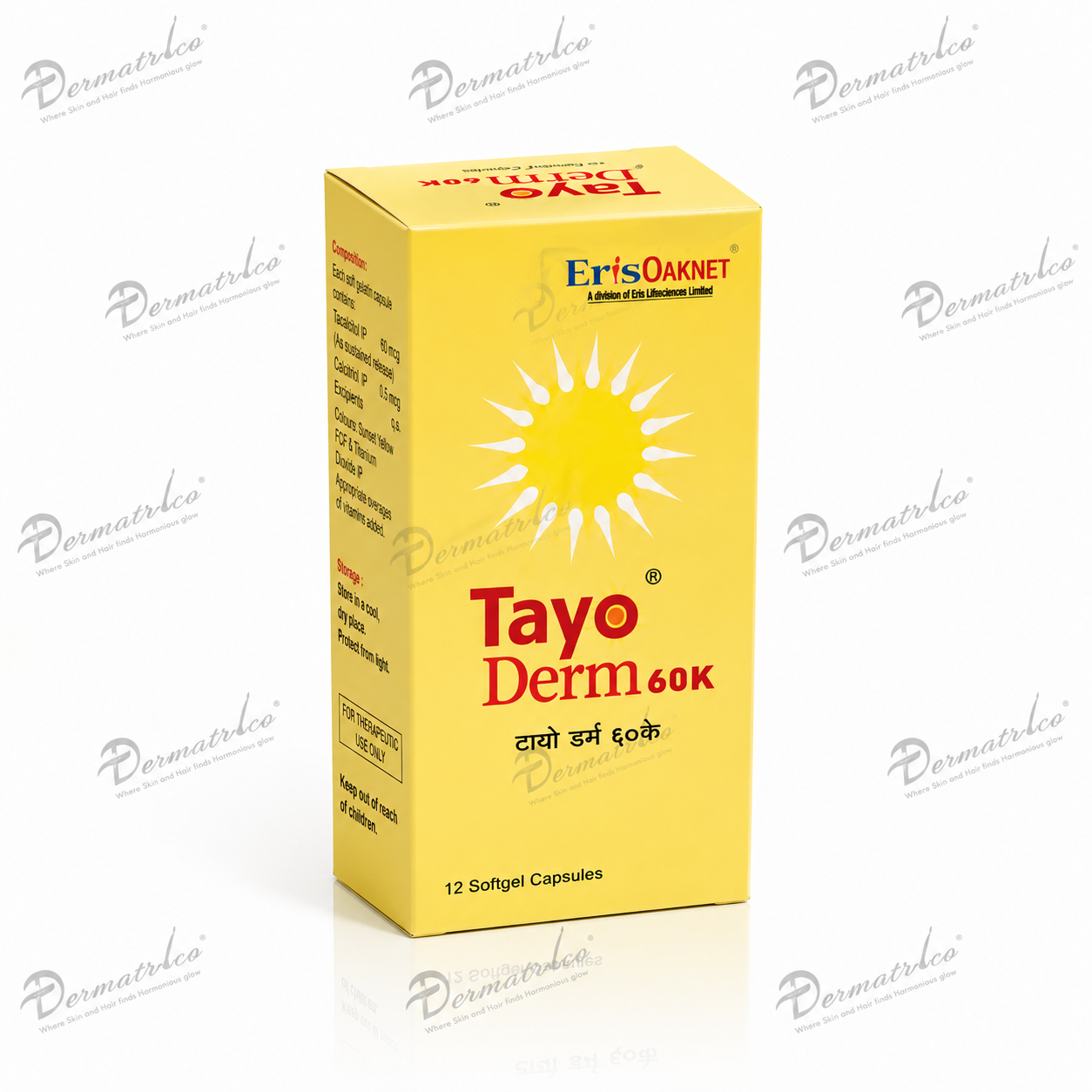 Tayo Derm 60K Vitamin D3 Capsules