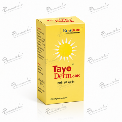 Tayo Derm 60K Vitamin D3 Capsules