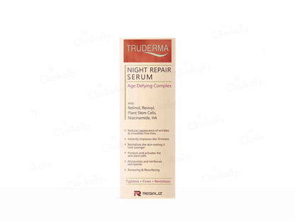 Truderma Regen Night Repair Serum Reduce Wrinkles