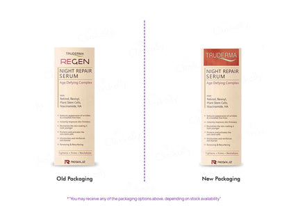 Truderma Regen Night Repair Serum Reduce Wrinkles