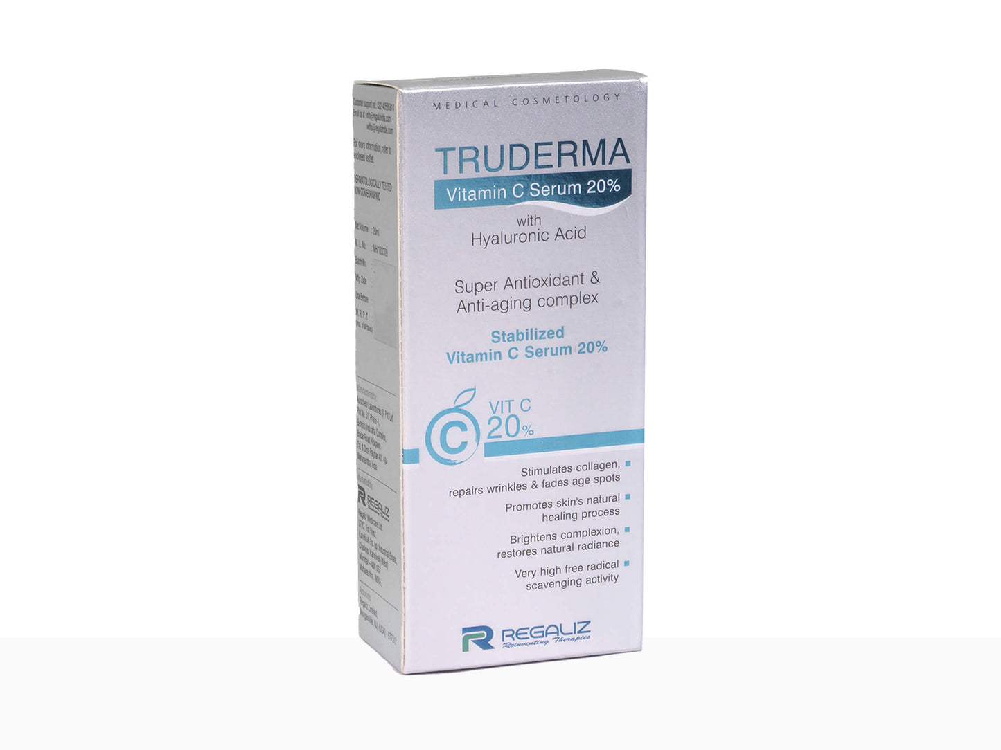 Truderma Stabilized Vitamin C Serum 20% || Wrinkles Repairs And Fades Age Spots