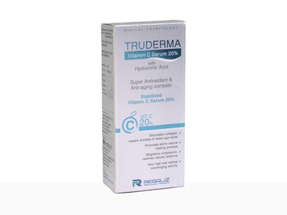 Truderma Stabilized Vitamin C Serum 20% || Wrinkles Repairs And Fades Age Spots