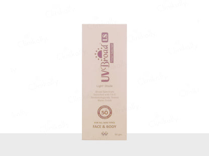 UV Broad LS Light Shade Tinted Sunscreen SPF 50 PA+++