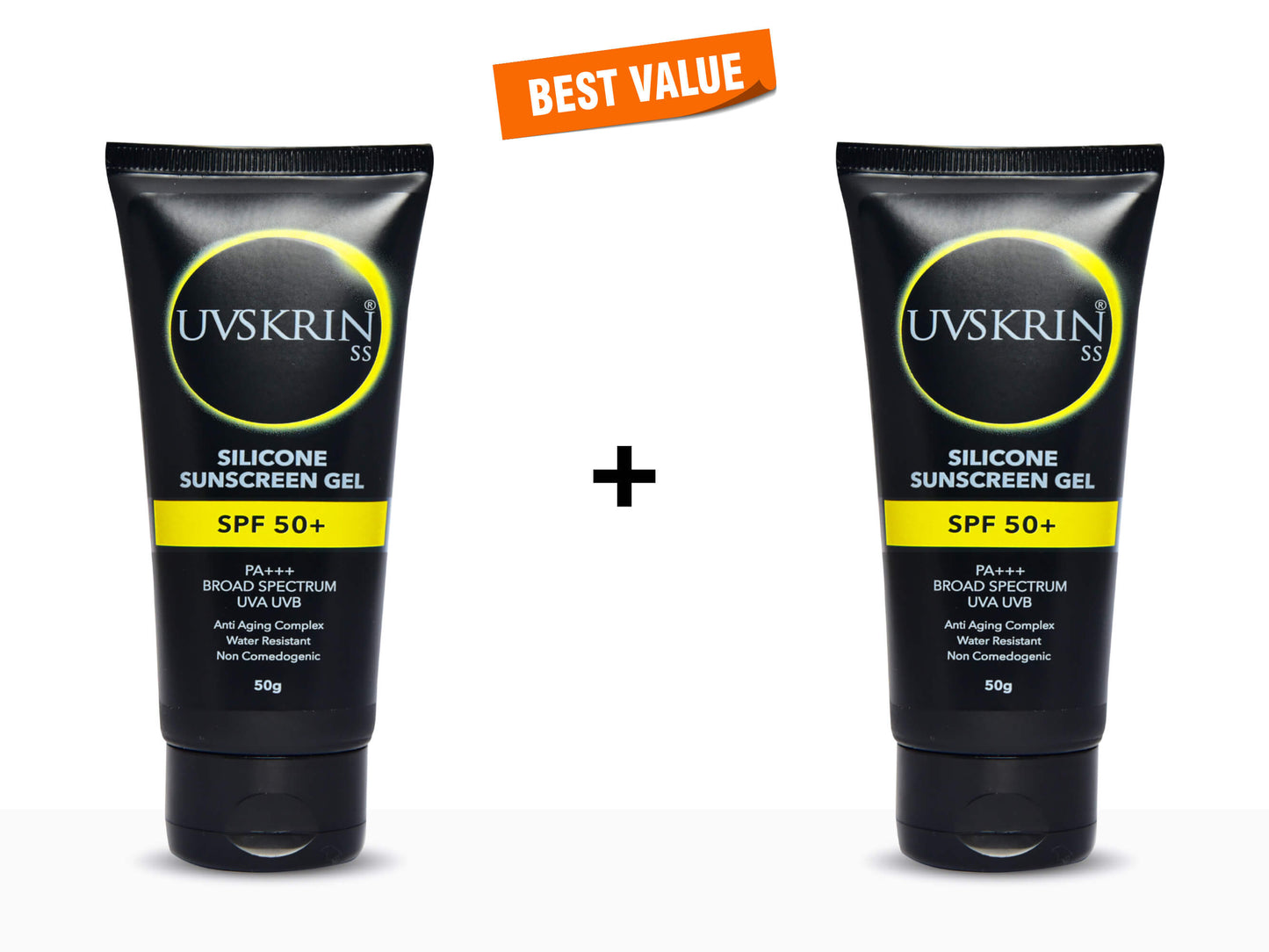 UVSkrin SS Silicone Sunscreen Gel SPF 50+