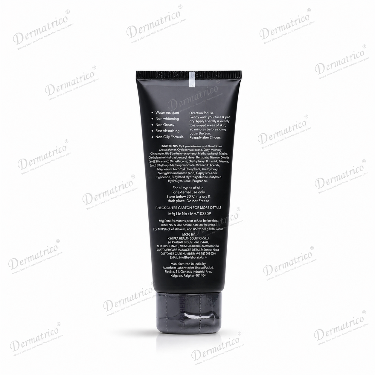 UVSkrin SS Silicone Sunscreen Gel SPF 50+