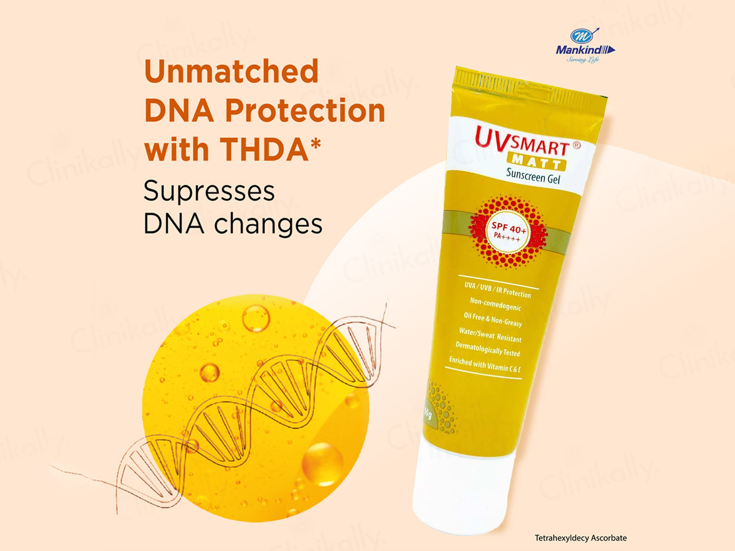 UVsmart Matt Sunscreen Gel SPF 40+/ PA++++