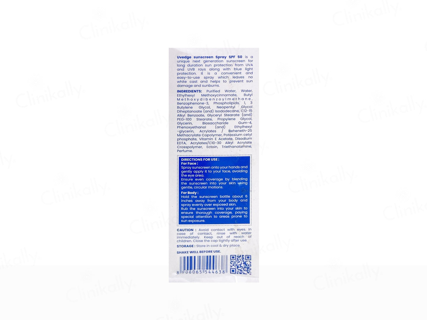 UVedge Sunscreen Spray SPF 50 PA+++