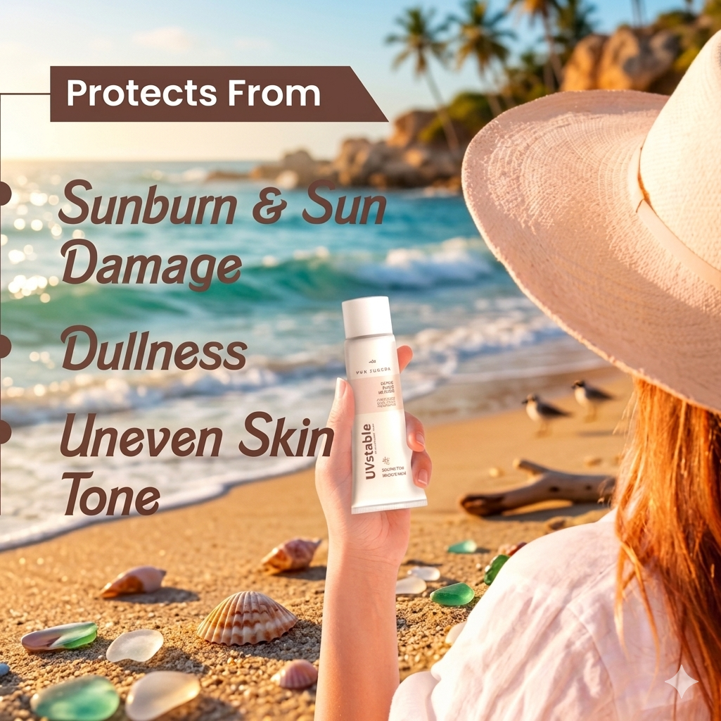 UVstable Tinted Sunscreen Gel SPF 50 PA+++