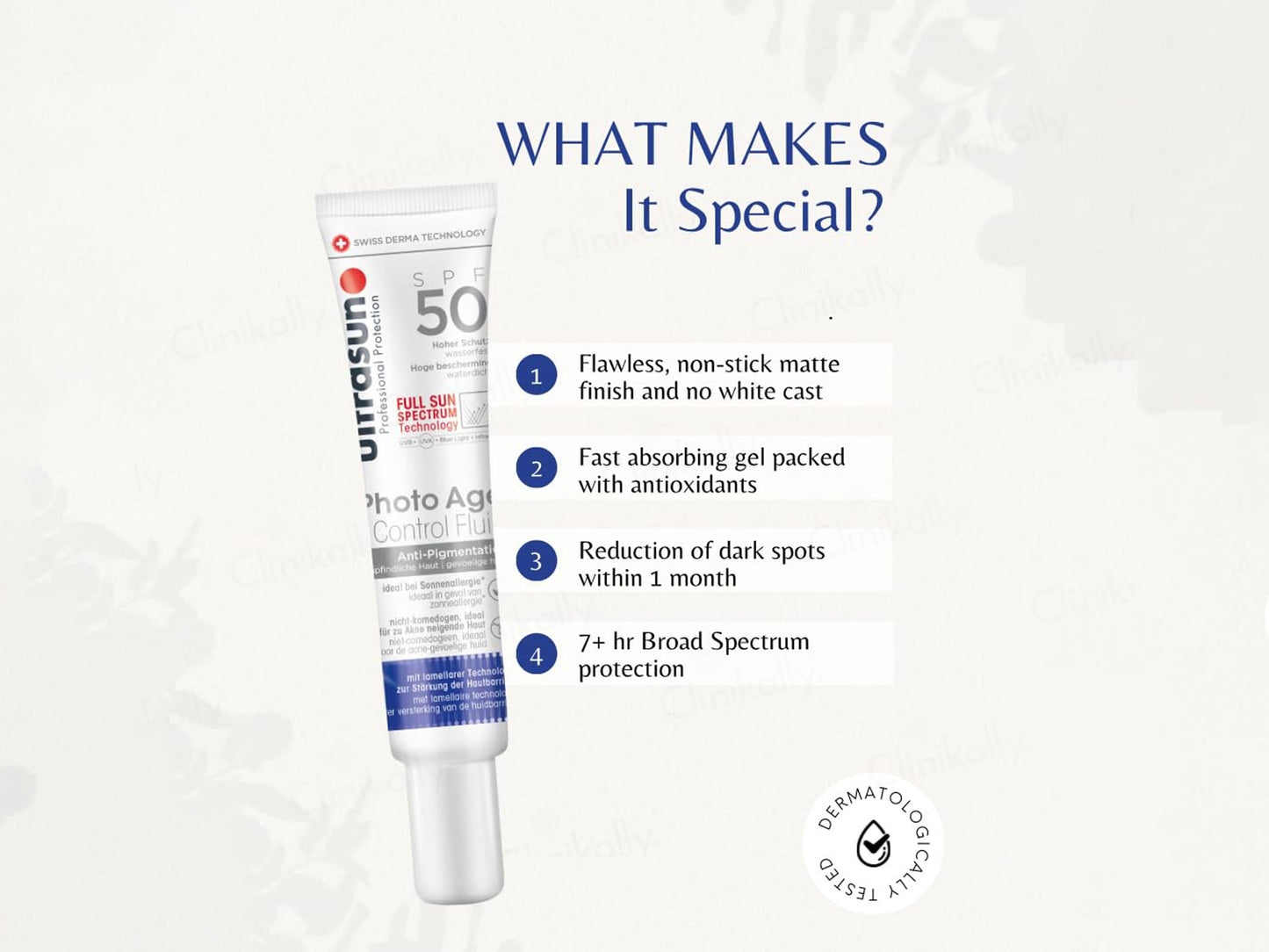 Ultrasun Photo Age Control Fluid Anti-Pigmentation Sunscreen SPF 50 PA++++