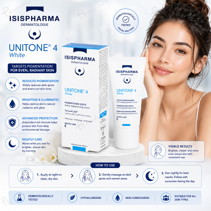 Unitone 4 White Anti Depigmenting Cream