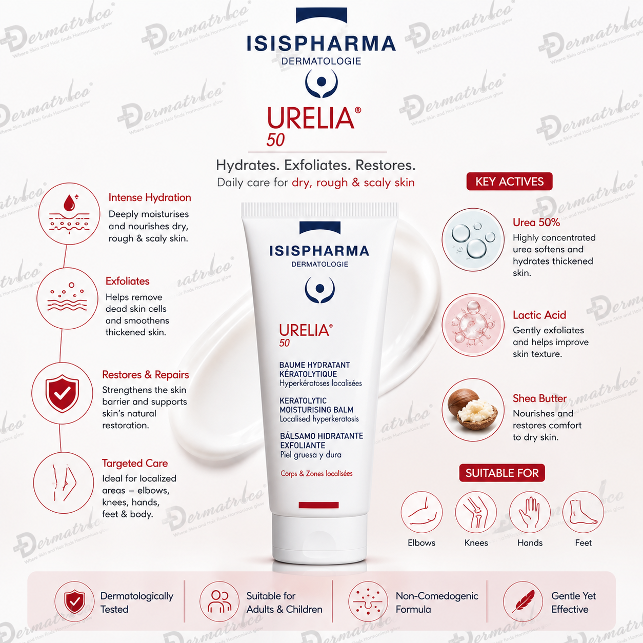 Urelia 50 Keratolytic Moisturising Balm 