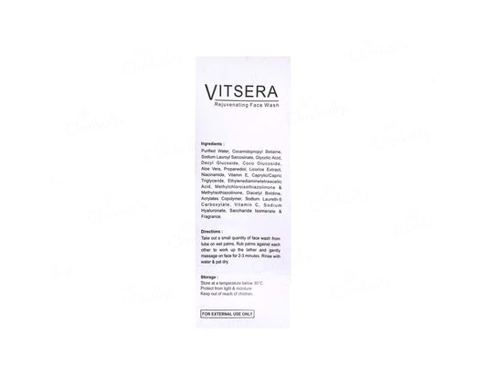 Vitsera Rejuvenating Face Wash